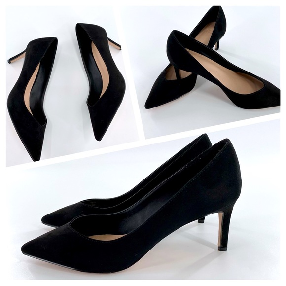 SOLD — ASOS pointed high heeled pumps in black Sz US 7 - Picture 1 of 10